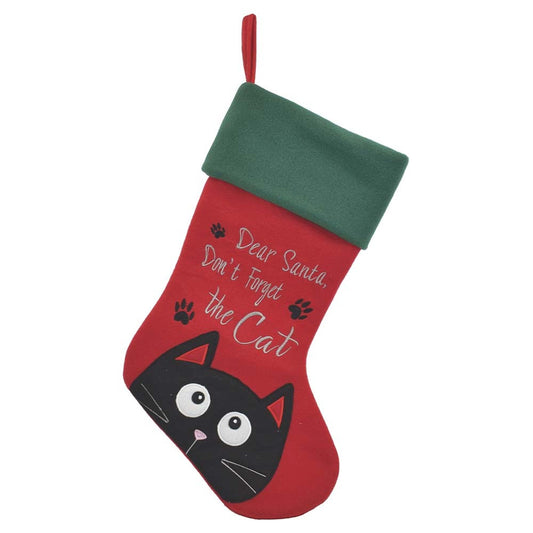 Prestige CHRISTMAS CAT STOCKING 45cm