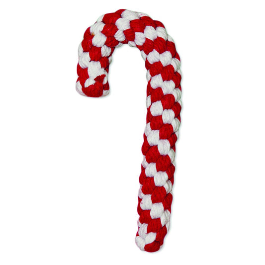 Prestige CHRISTMAS CANDY CANE ROPE DOG TOY 23cm