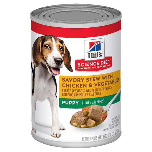 Hills Science Diet Pupppy Stew Chicken Can 370