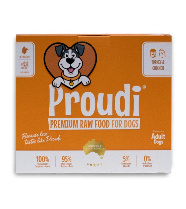 Proudi Dog Turkey and Chicken 2.4kg